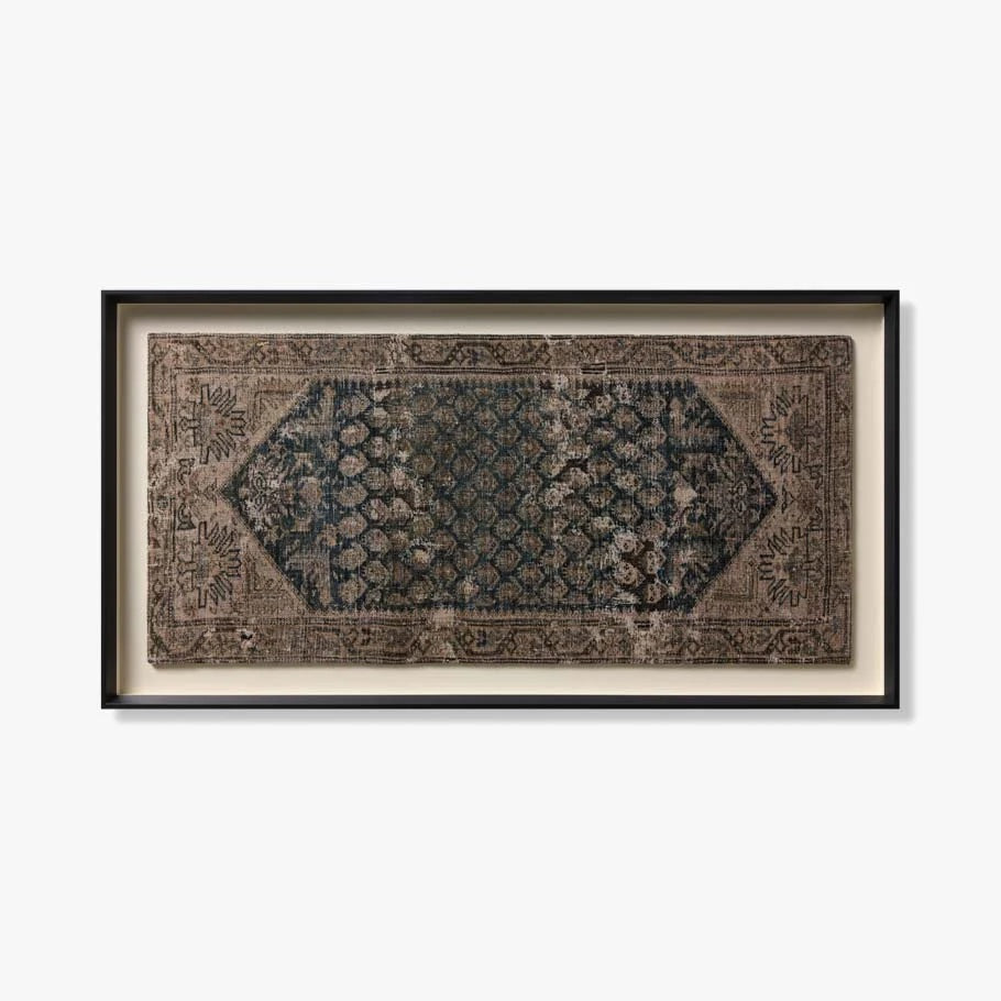 Amber Lewis x Loloi Pismo Blue / Beige 4'-8" x 2'-4" Wall Art - Chapin Furniture