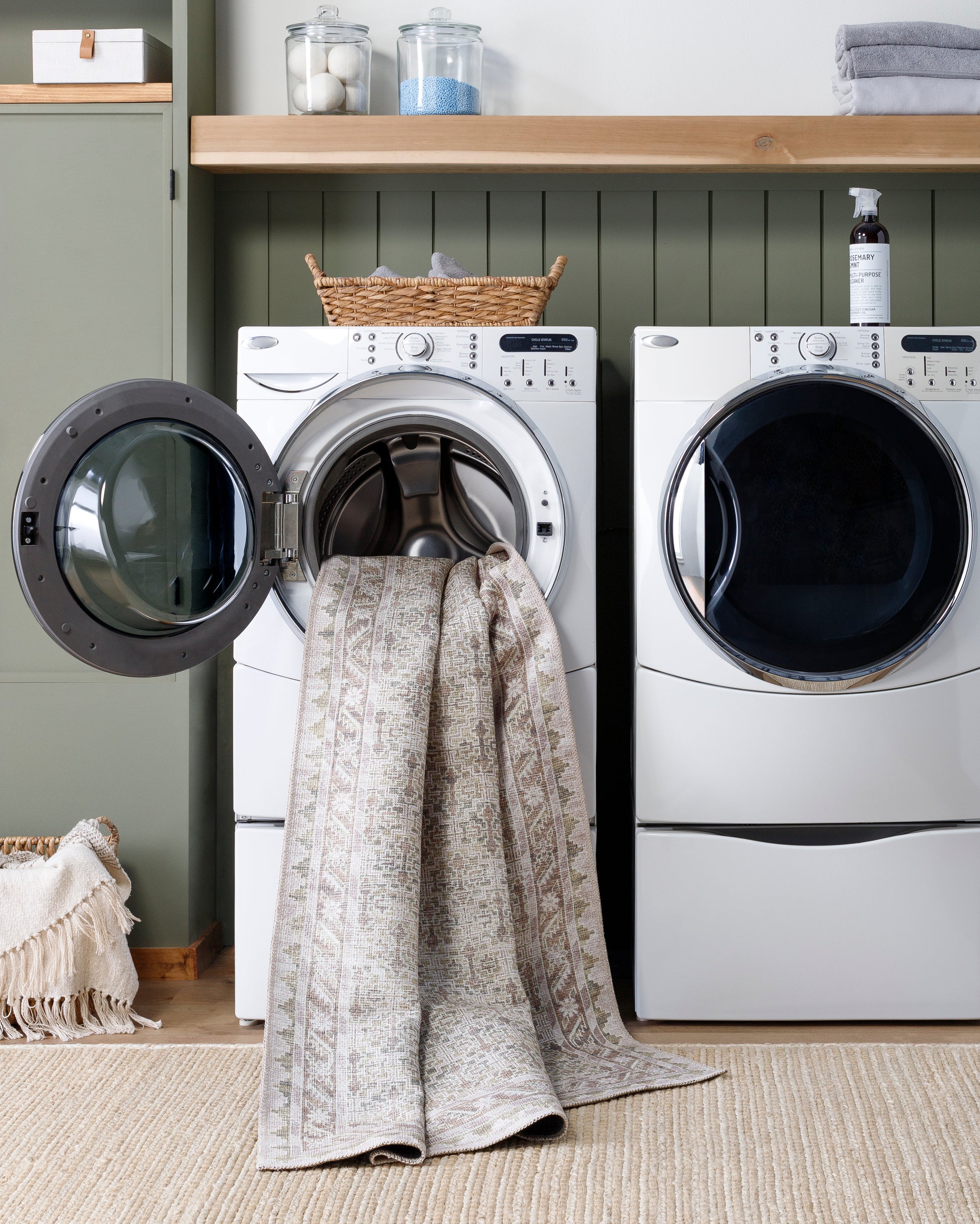 PNW Home Rainier PNWRN-23045 Rug- Olive, Brown - Chapin Furniture