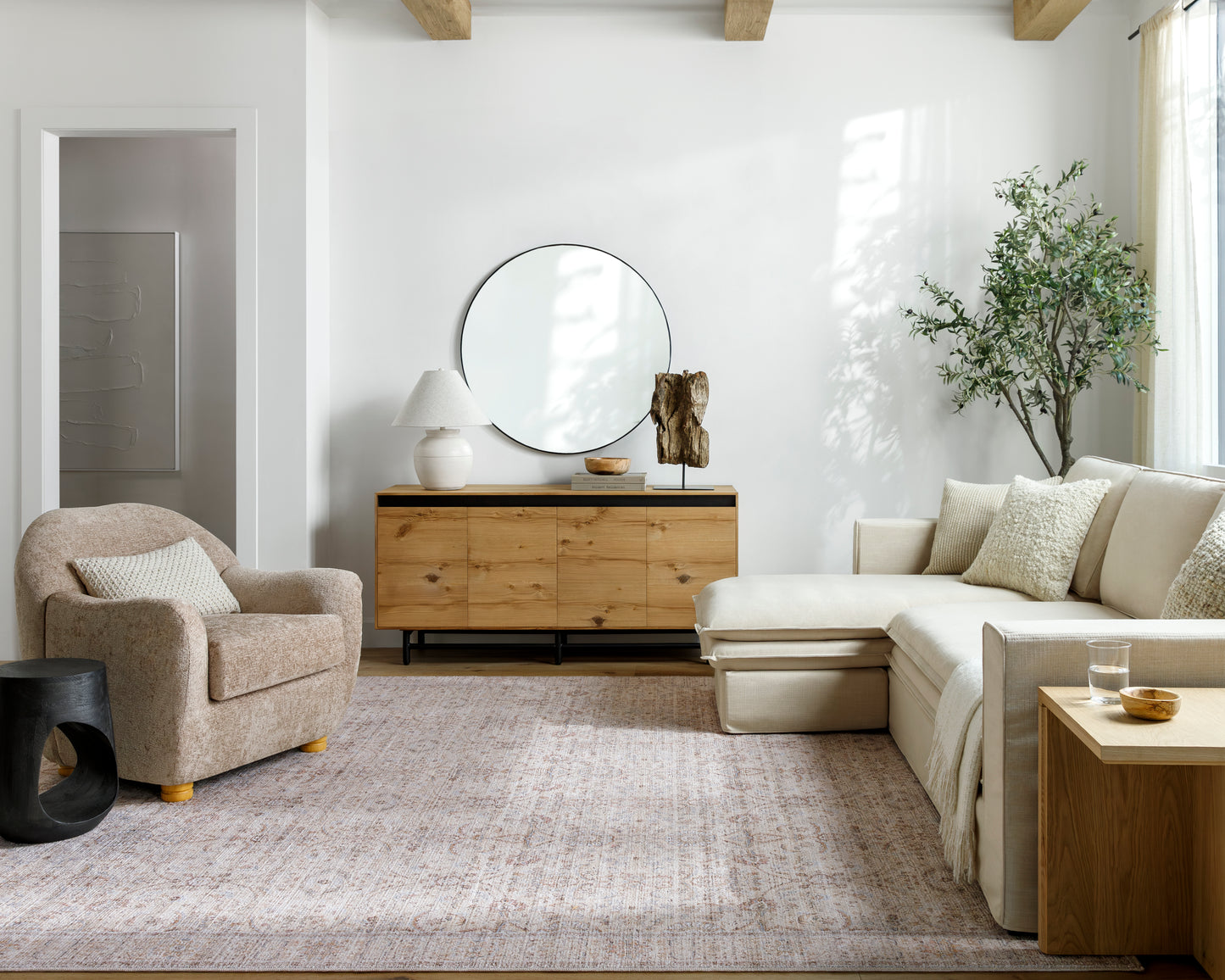 PNW Home Spokane PNWSP-2301 Rug- Ivory, Red - Chapin Furniture