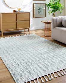 Peony PON-2301 Rug - Green, White - Chapin Furniture