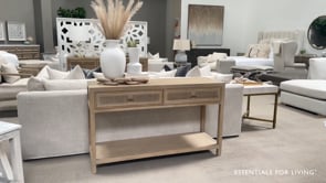 Cane 2-Drawer Entry Console