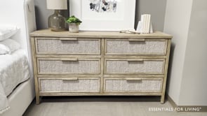 Malay 6-Drawer Double Dresser