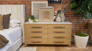 Cambria Eight Drawer Double Dresser