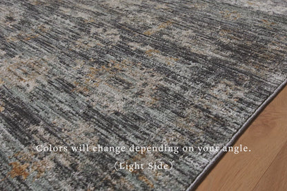 Jean Stoffer Katherine 04 Rug- Ink/Jade