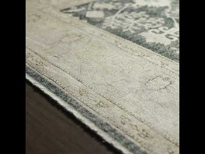 Boheme Pia BOH24 Navy/Cream Rug