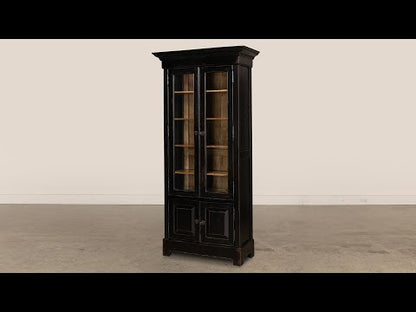 Bookcase In Ebony Finish
