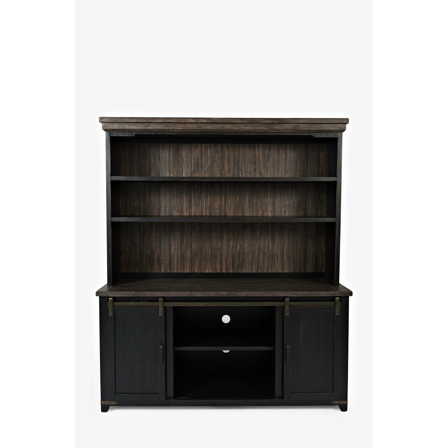 Madison County Barn Door Server With Option of Hutch - Thumbnail 4