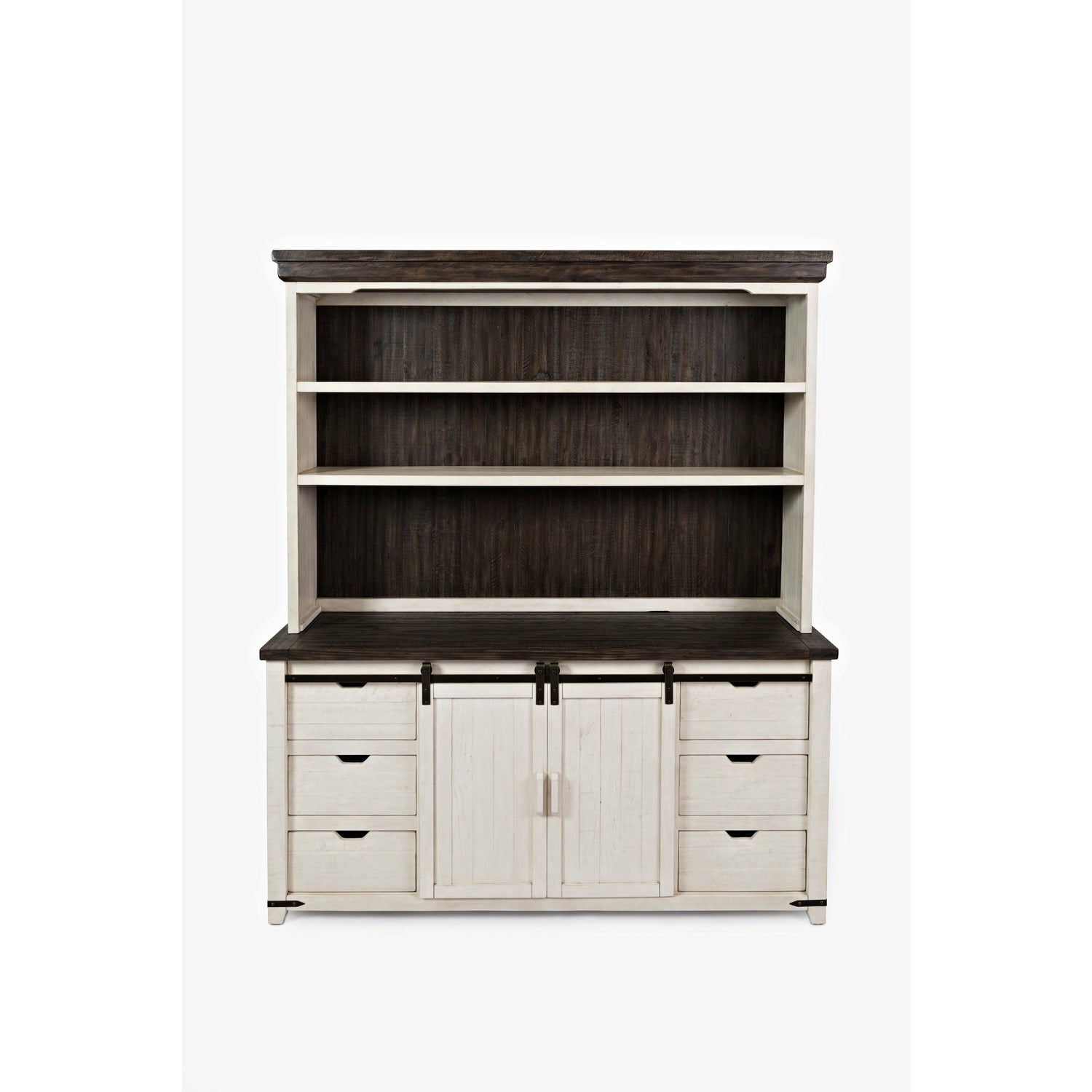 Madison County Barn Door Server With Option of Hutch - Thumbnail 5