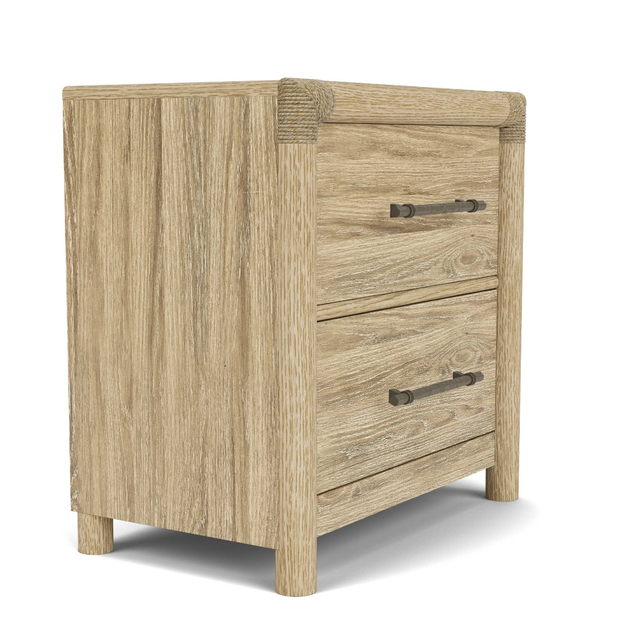 Rosalie Hemlock Two Drawer Nightstand - Chapin Furniture