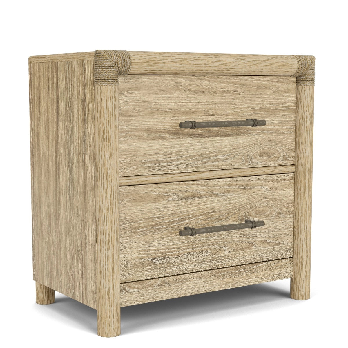 Rosalie Hemlock Two Drawer Nightstand - Chapin Furniture