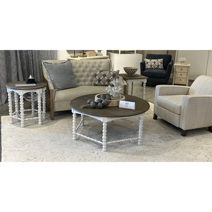 Rosalie Spindle Round Side Table - Chapin Furniture