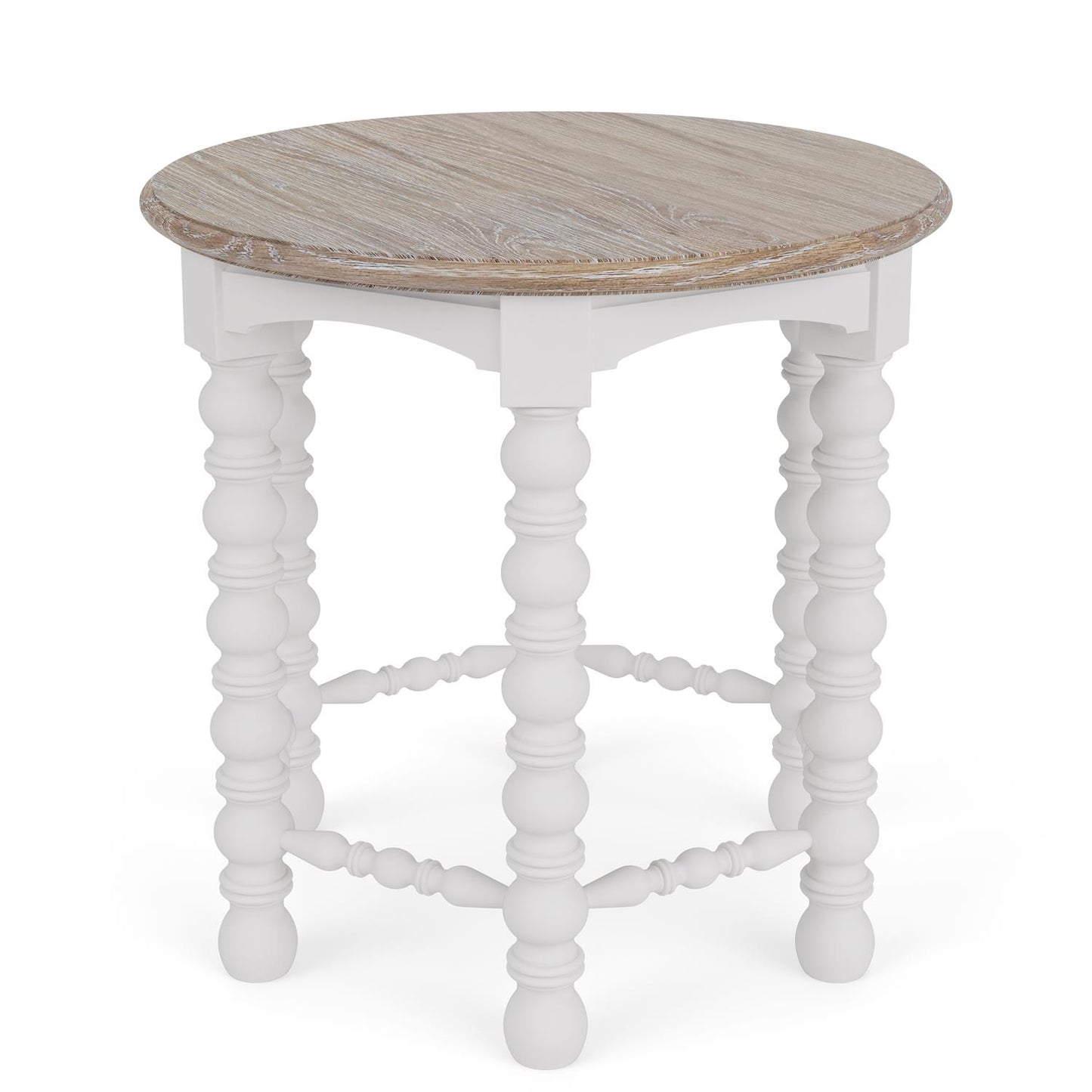 Rosalie Spindle Round Side Table - Chapin Furniture