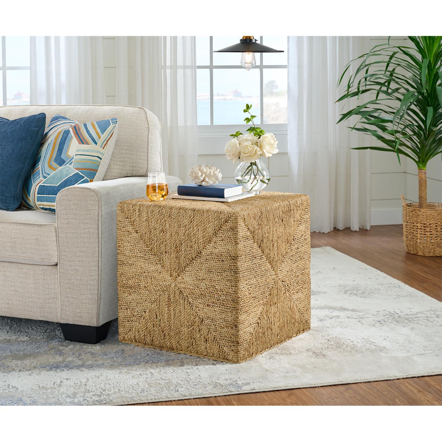 Rosalie Woven Cube Table - Chapin Furniture