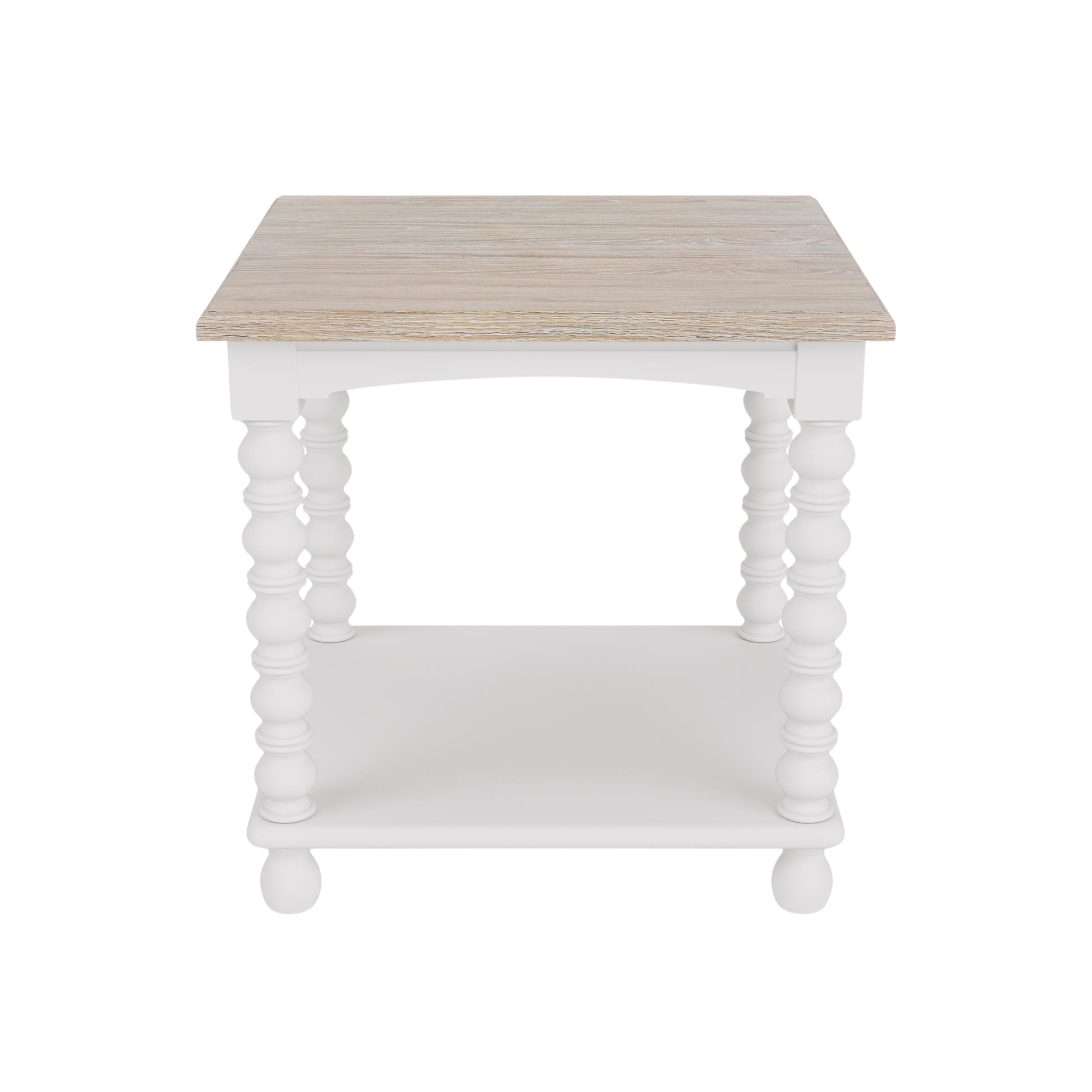 Rosalie Rectangular Spindle Side Table - Thumbnail 2
