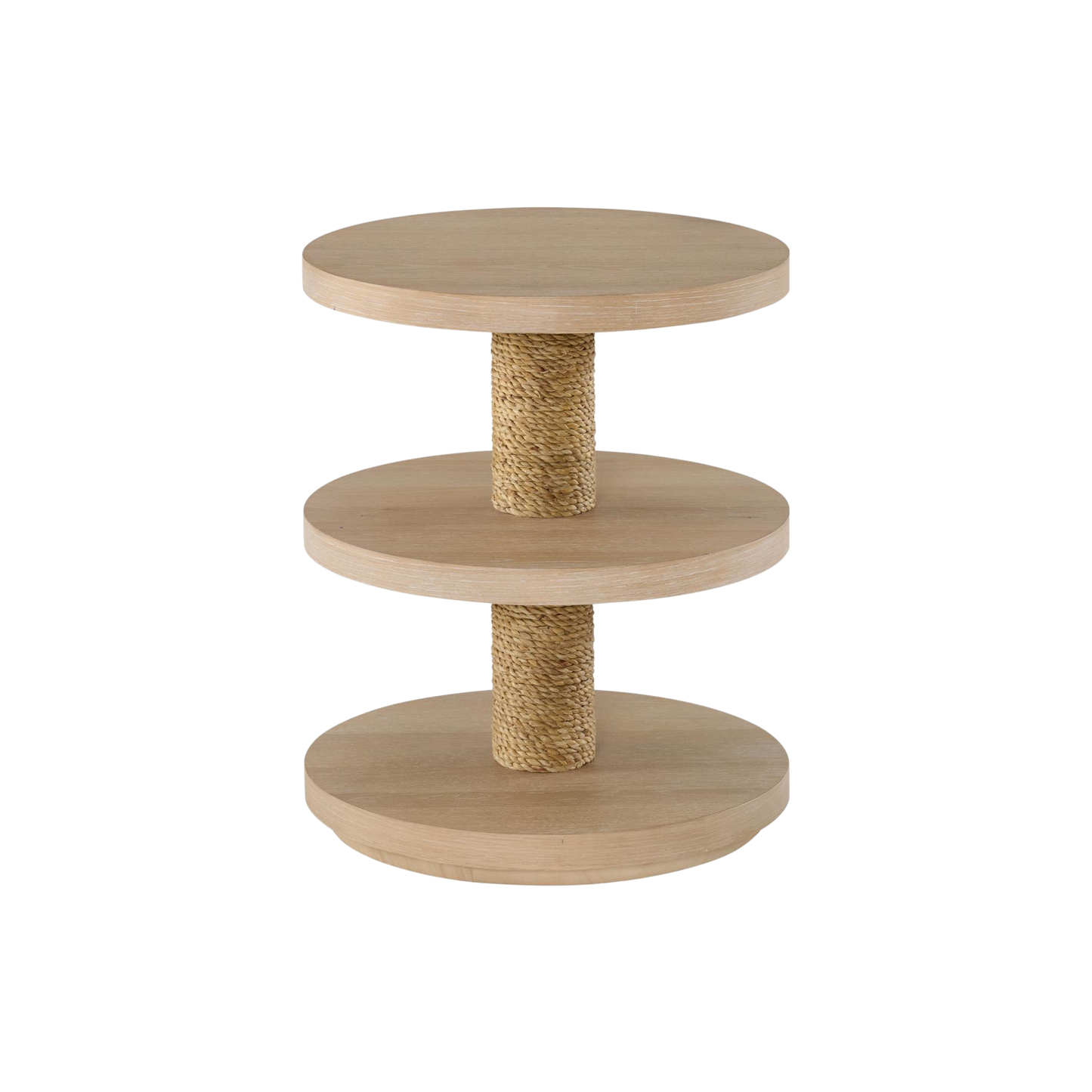 Rosalie Woven Round Chairside Table - Chapin Furniture