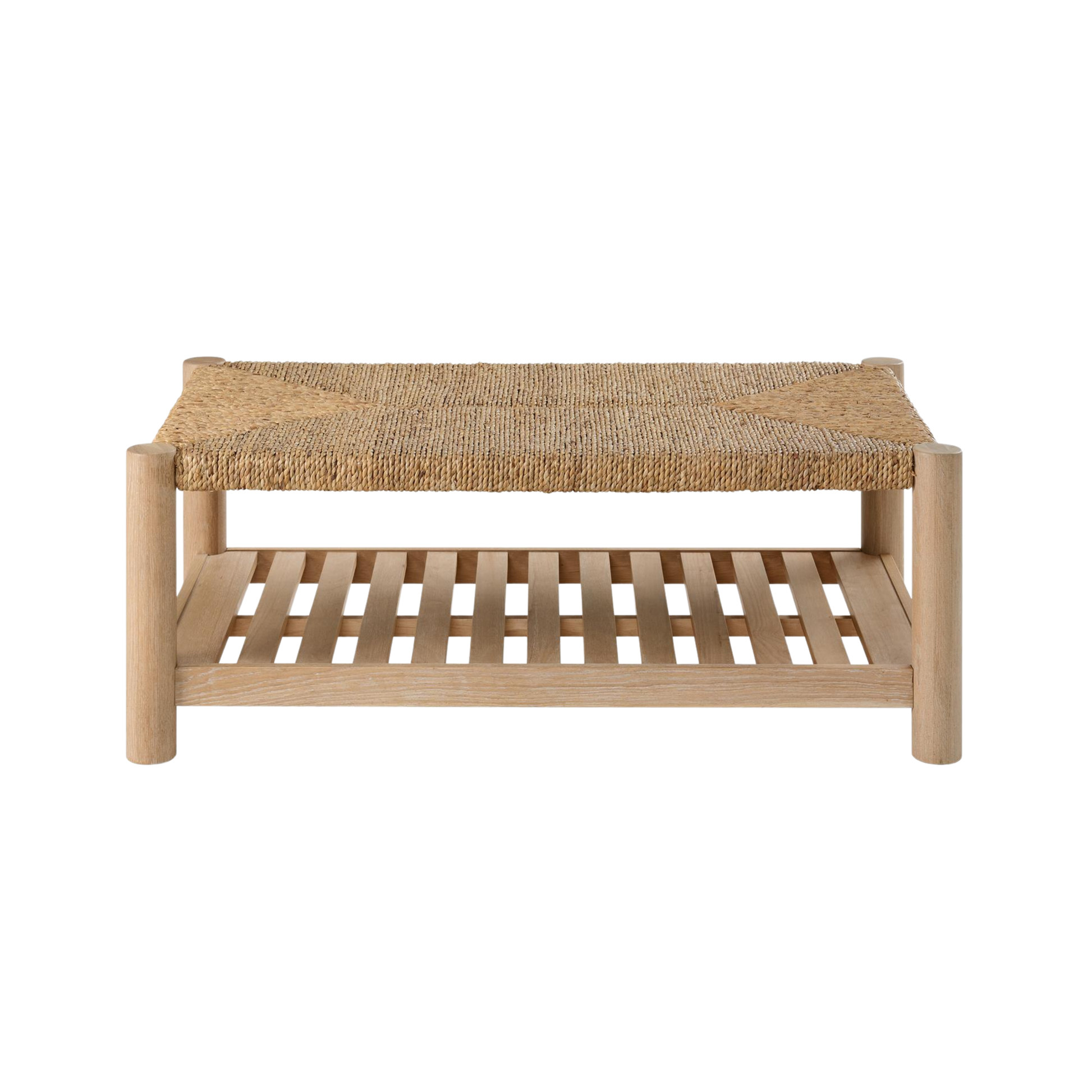 Rosalie Woven Rectangular Coffee Table - Chapin Furniture