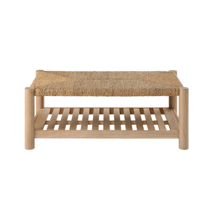 Rosalie Woven Rectangular Coffee Table - Chapin Furniture