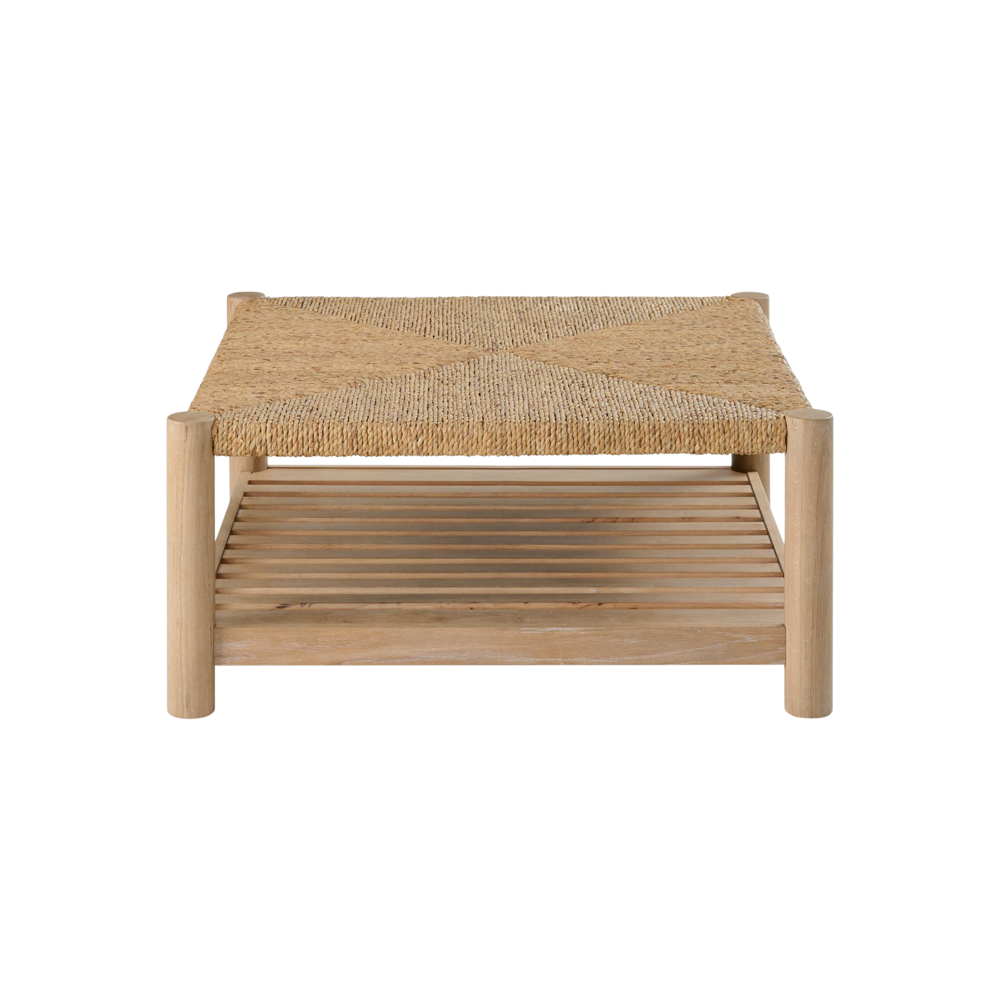 Rosalie Woven Square Coffee Table - Chapin Furniture