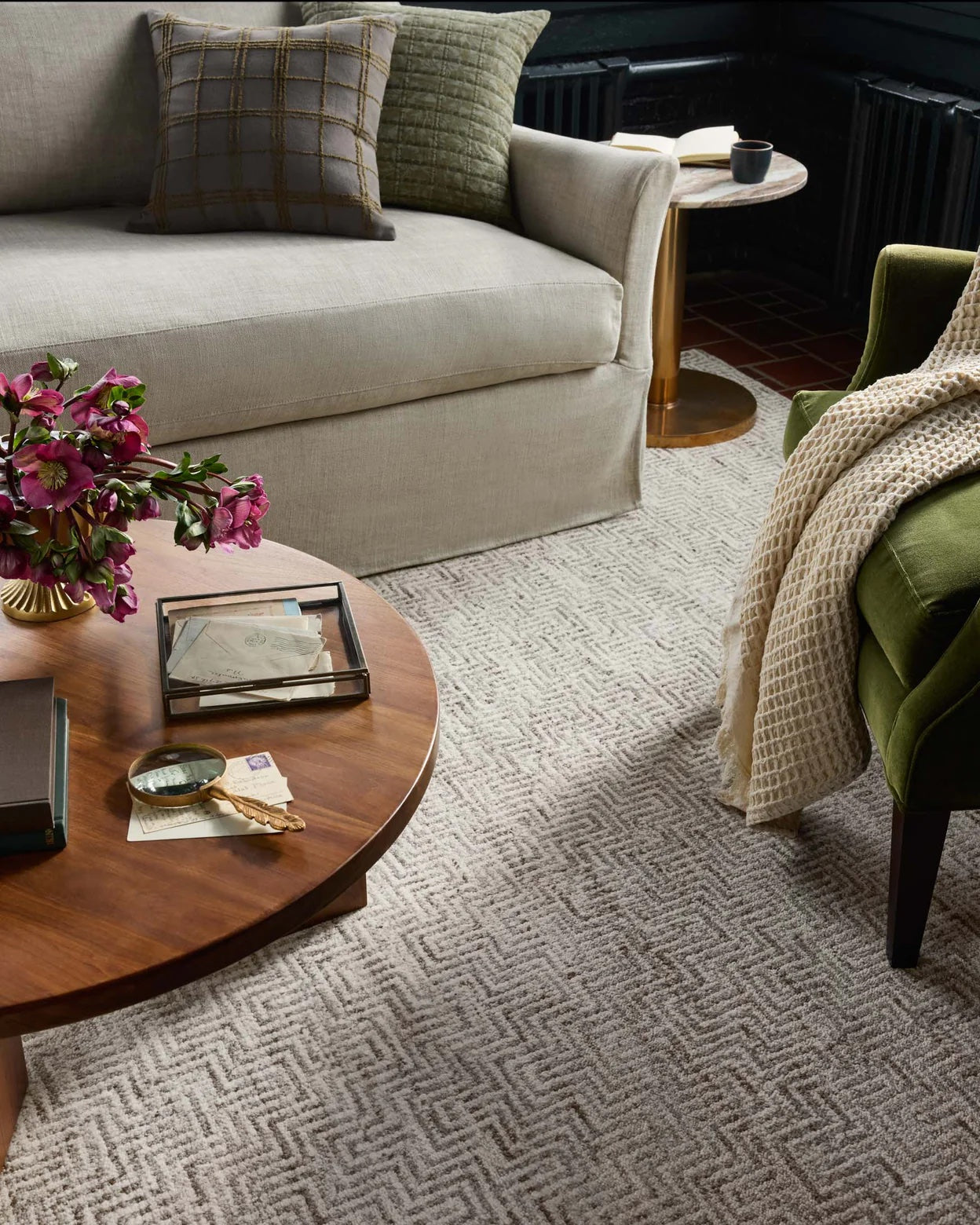 Jean Stoffer Grace 01 Rug- Dove - Chapin Furniture