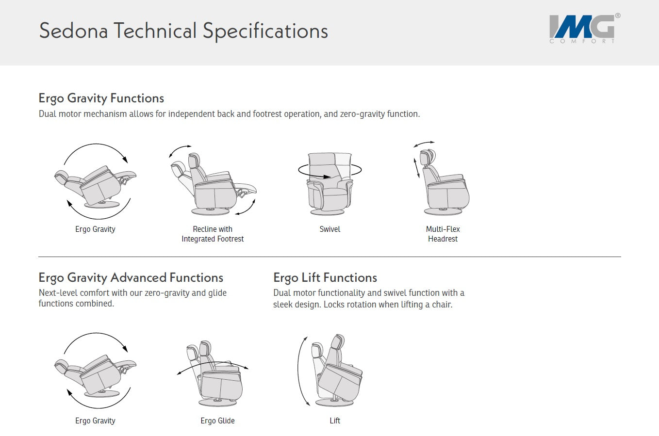 IMG Sedona NexGen Relaxer Recliner Chair with Ergo Zero Gravity- Nature Leather - Chapin Furniture
