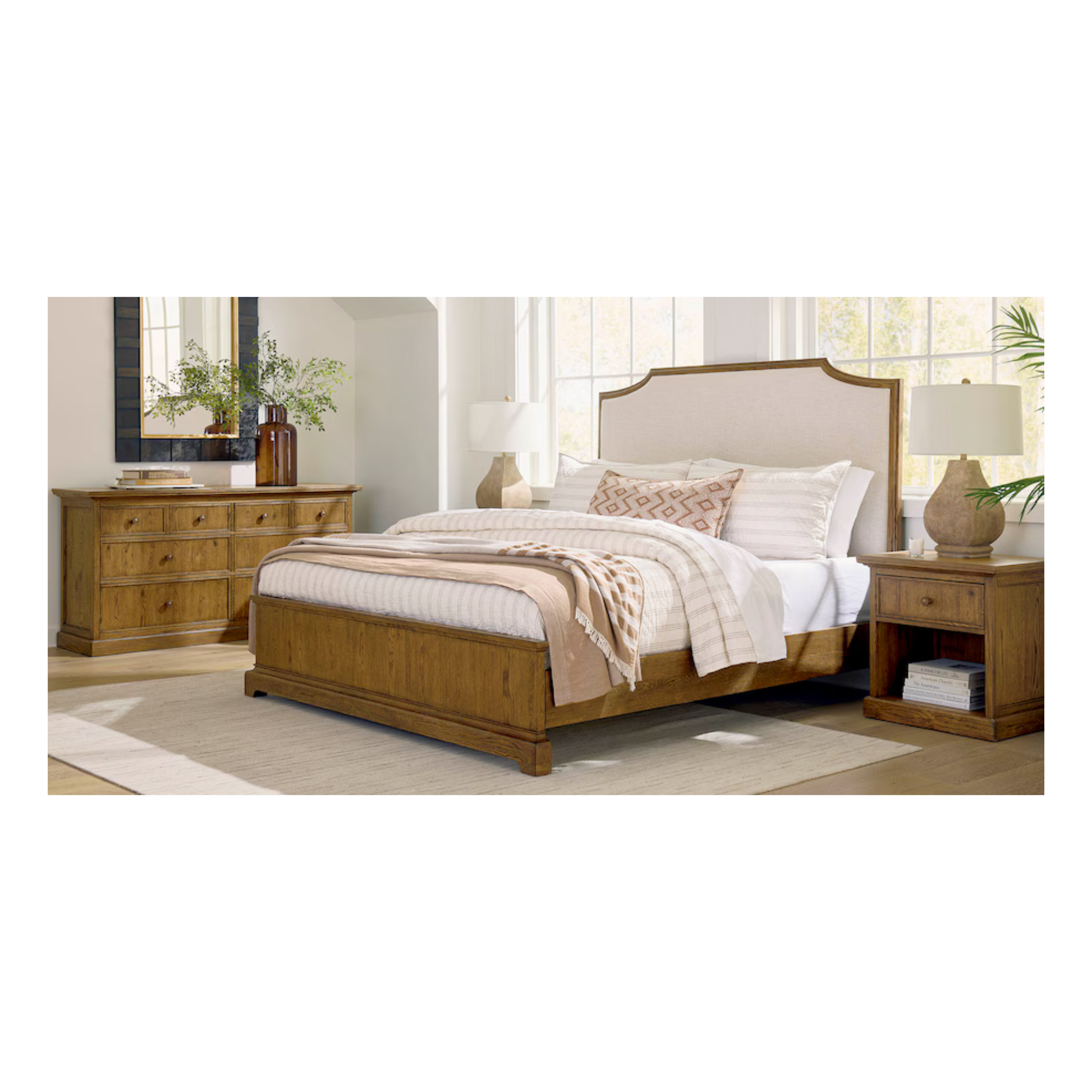 Surry Bedside Table - Truffle Oak - Chapin Furniture