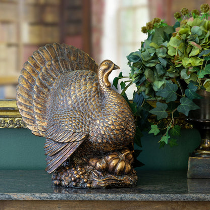 Bronze Turkey Centerpiece - Chapin Furniture