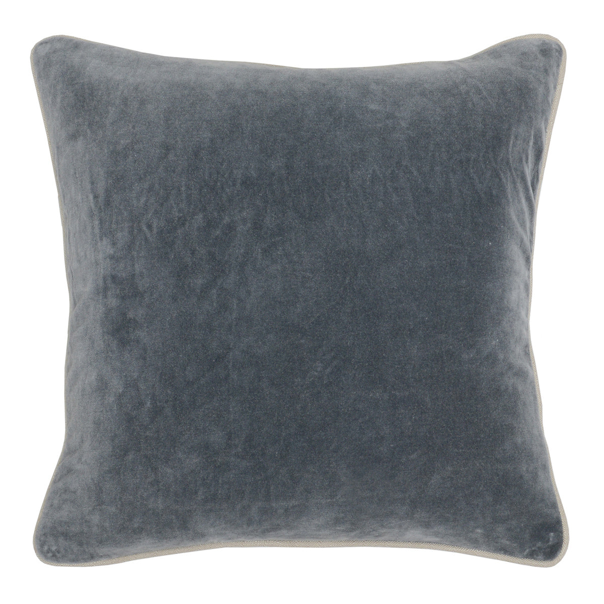 SLD Heirloom Velvet Pillow Stone Gray - Set of 2 - Chapin Furniture