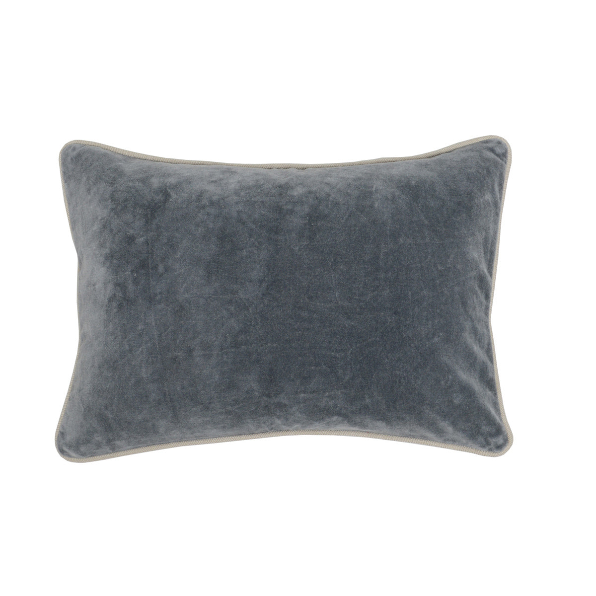 SLD Heirloom Velvet Pillow Stone Gray - Set of 2 - Chapin Furniture