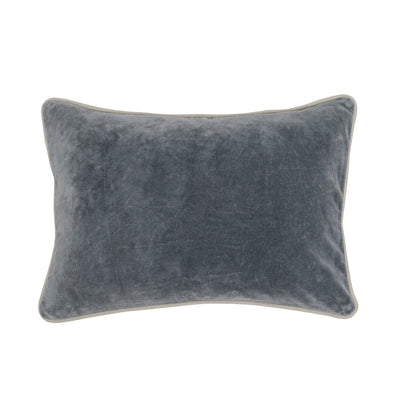 SLD Heirloom Velvet Pillow Stone Gray - Set of 2 - Chapin Furniture