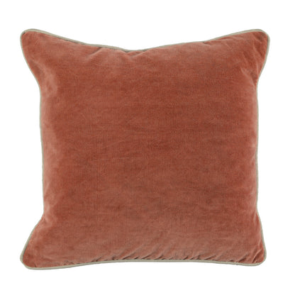 SLD Heirloom Velvet Pillow Terracotta - Set of 2 - Chapin Furniture