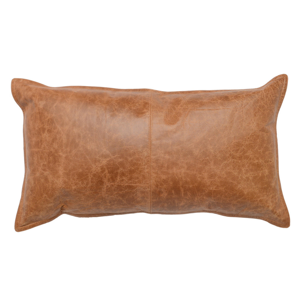 SLD Leather Dumont Chestnut Pillow - Chapin Furniture
