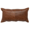 SLD Leather Kona Brown Pillow - Chapin Furniture