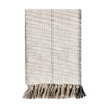 TC Ria Natural/Black Throw - Chapin Furniture