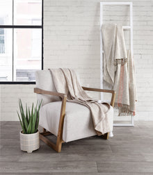 TC Ria Natural/Ivory Throw - Chapin Furniture