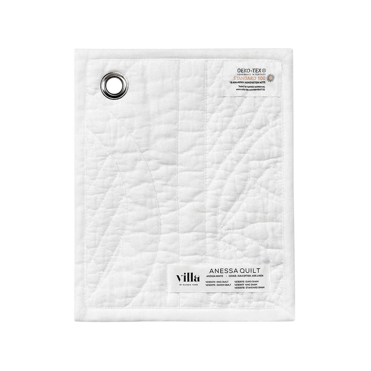 Anessa White Quilt Set - Chapin Furniture