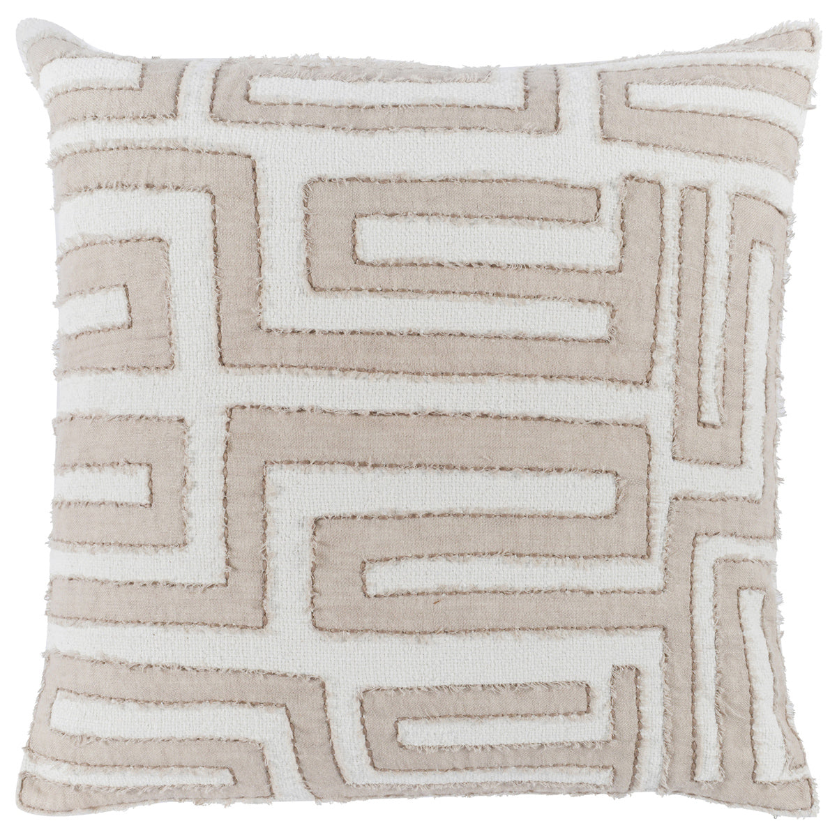 VC Mateo Natural/Ivory 22x22 Pillow - Set of 2 - Chapin Furniture