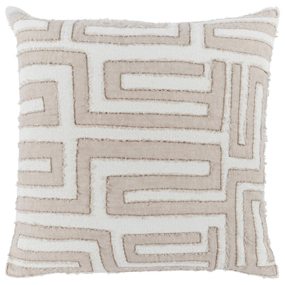 VC Mateo Natural/Ivory 22x22 Pillow - Set of 2 - Chapin Furniture