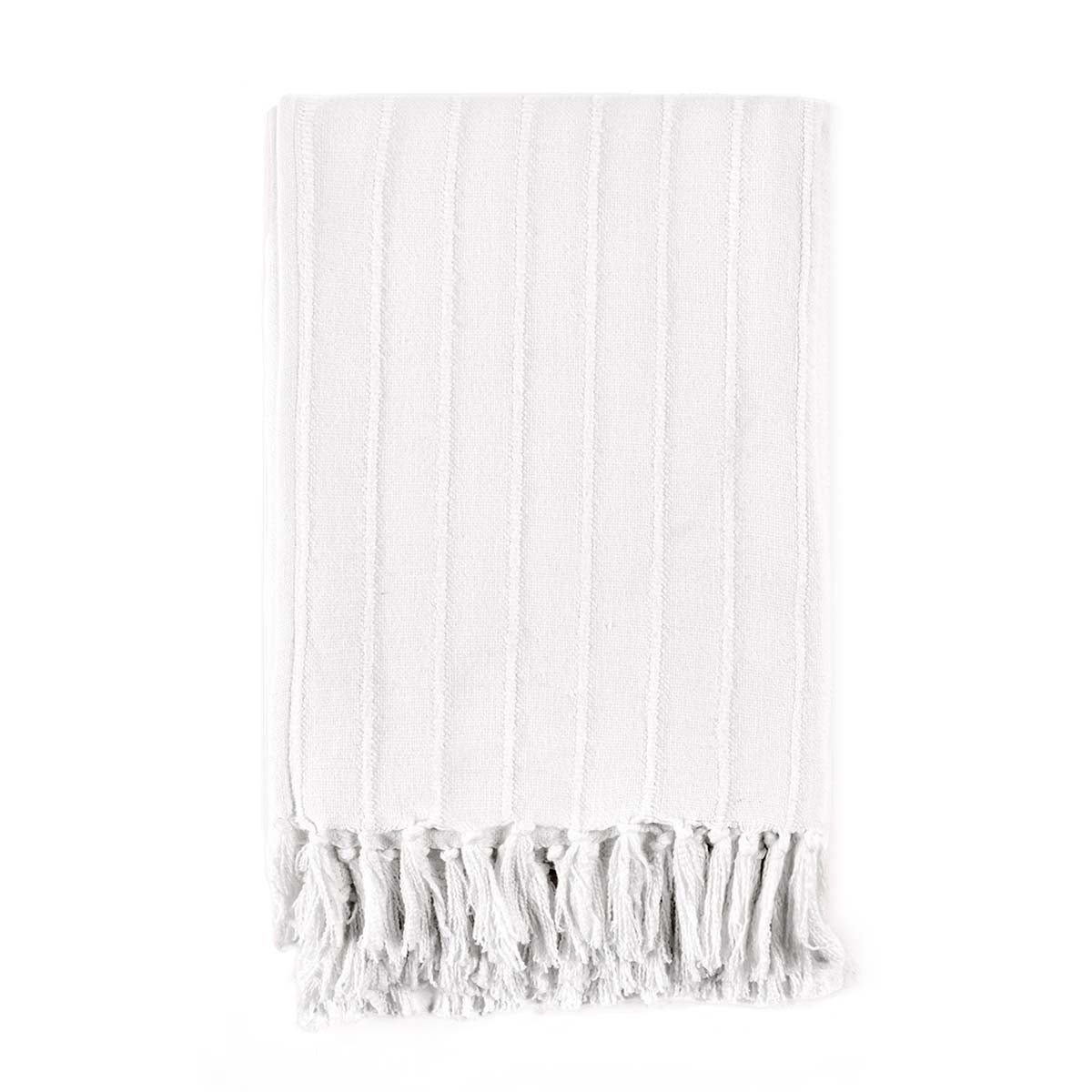 TC Hunter White Throw - Chapin Furniture