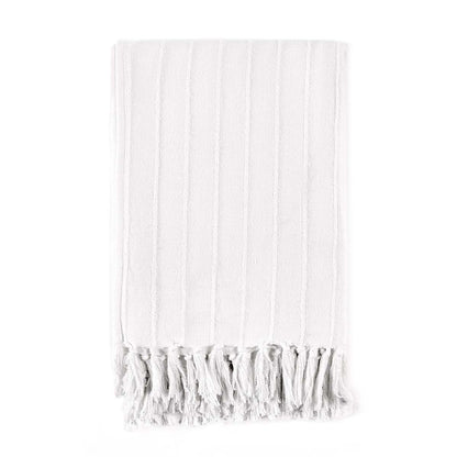 TC Hunter White Throw - Chapin Furniture