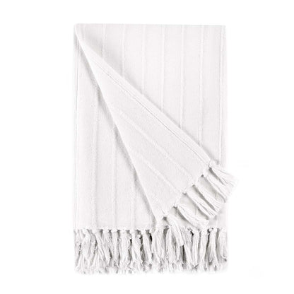 TC Hunter White Throw - Chapin Furniture