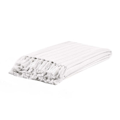 TC Hunter White Throw - Chapin Furniture