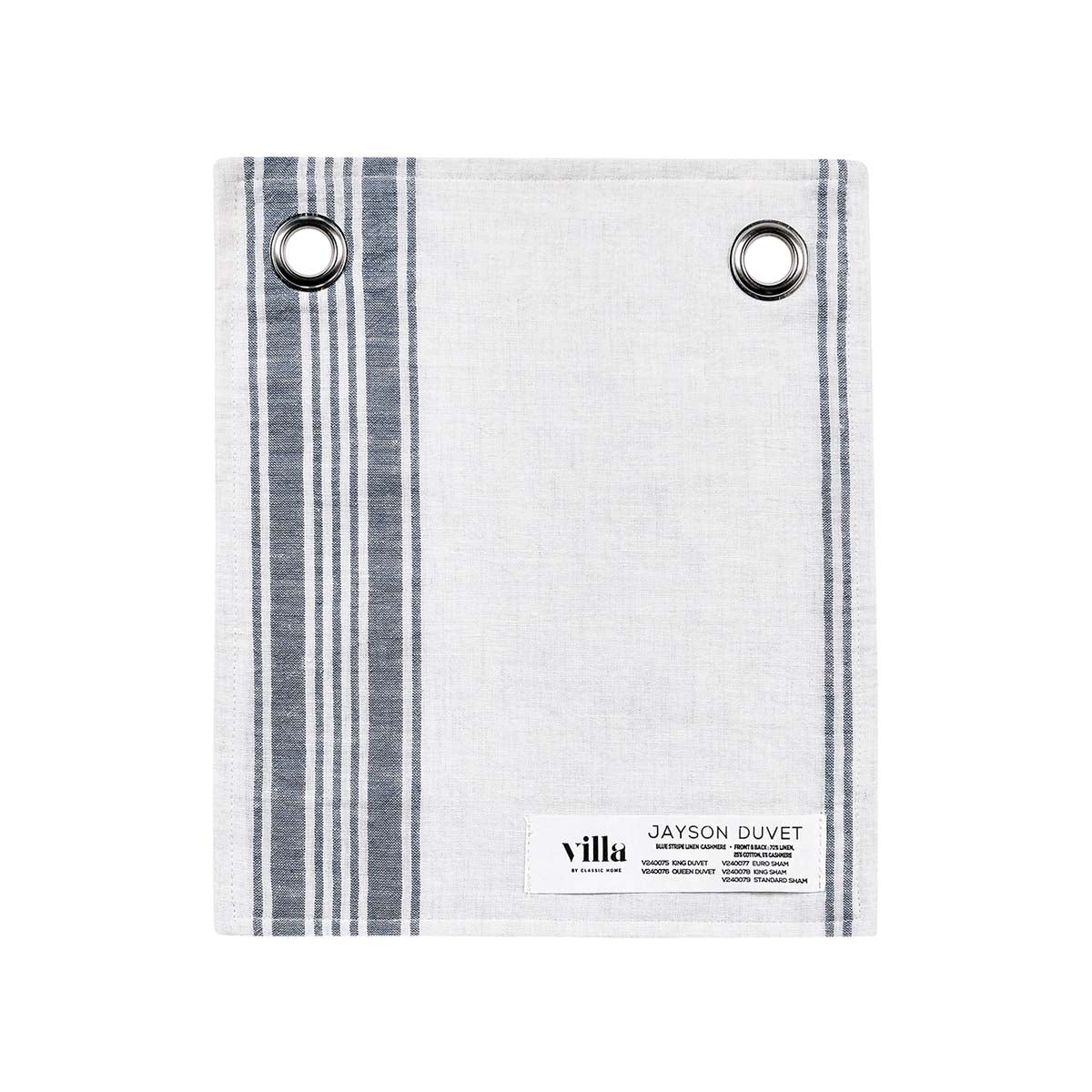 Jayson Blue Stripe Linen Cashmere Collection - Chapin Furniture