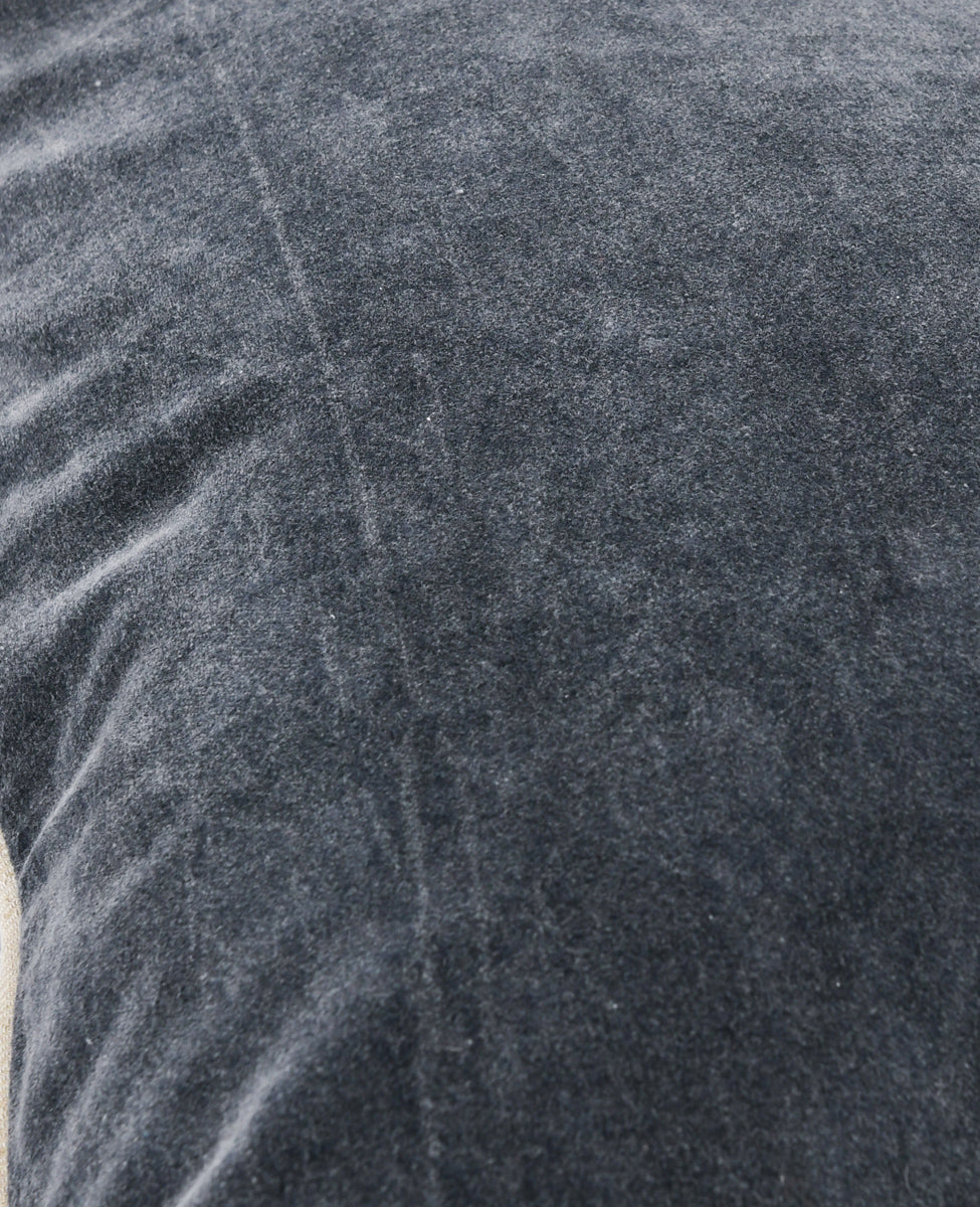 SLD Heirloom Velvet Pillow Stone Gray - Set of 2 - Chapin Furniture