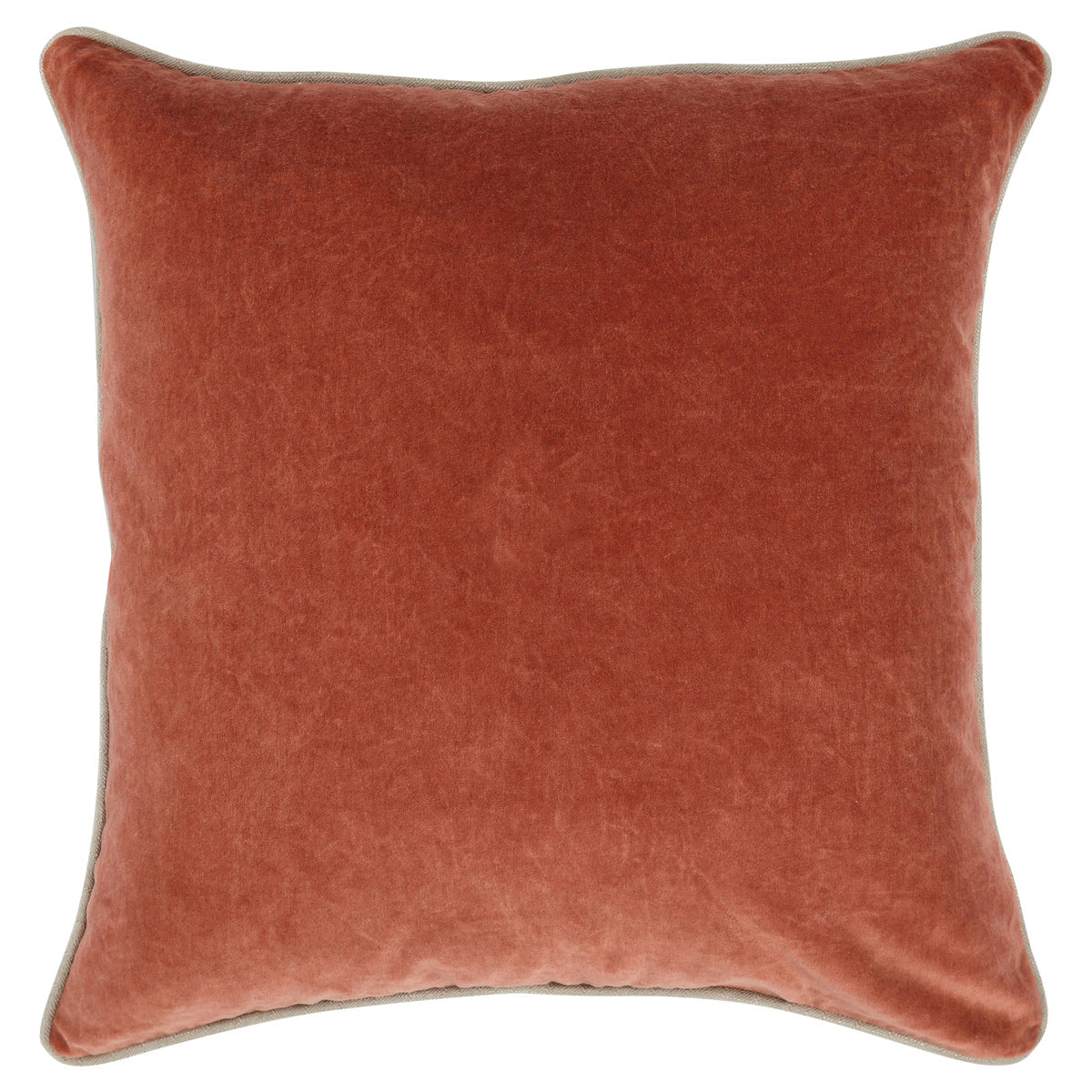 SLD Heirloom Velvet Pillow Terracotta - Set of 2 - Chapin Furniture