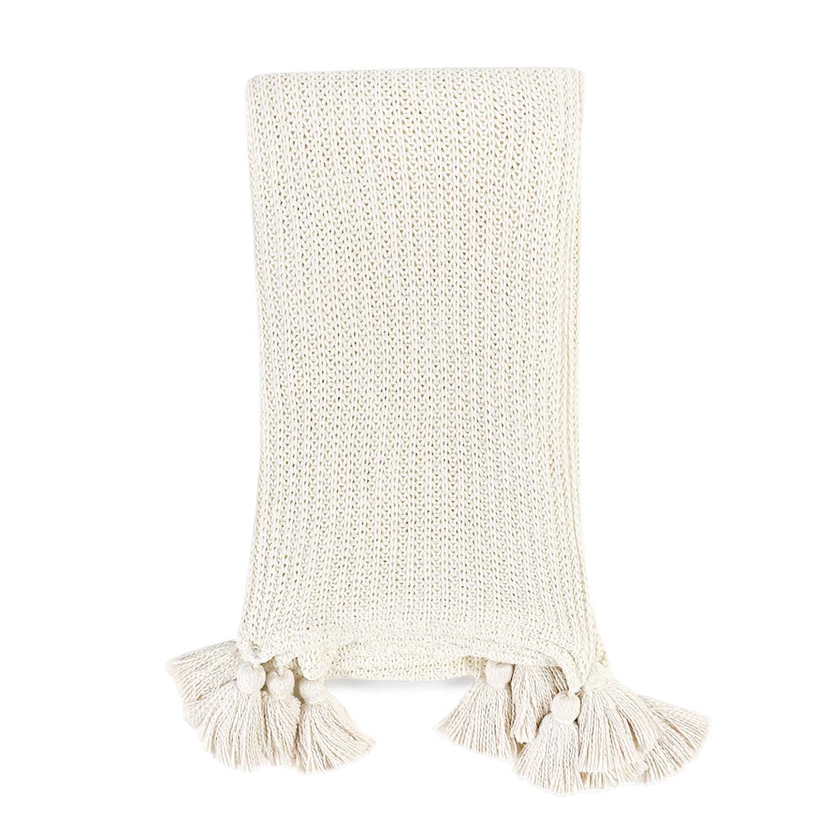 TC Veda Ivory Throw - Chapin Furniture