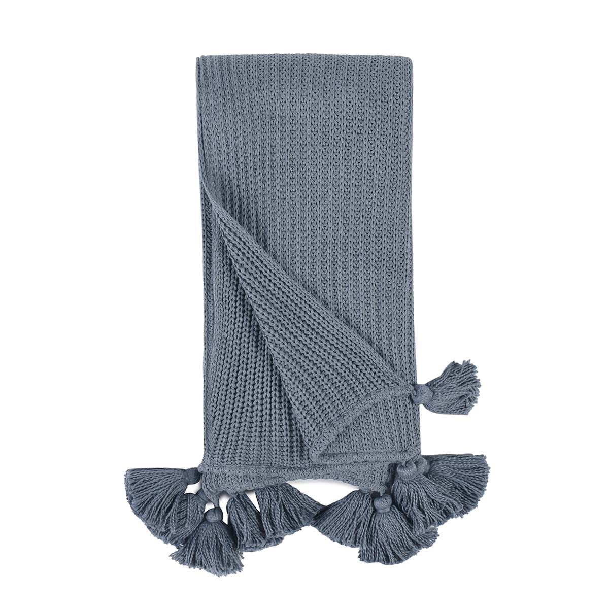 TC Veda Sea Fog Blue Throw - Chapin Furniture