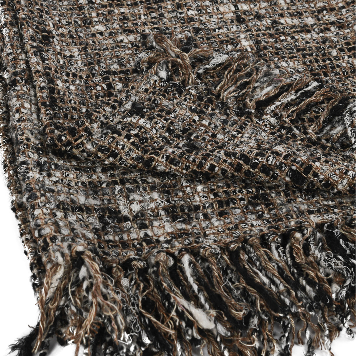 Porter Black/Ivory Throw - Chapin Furniture