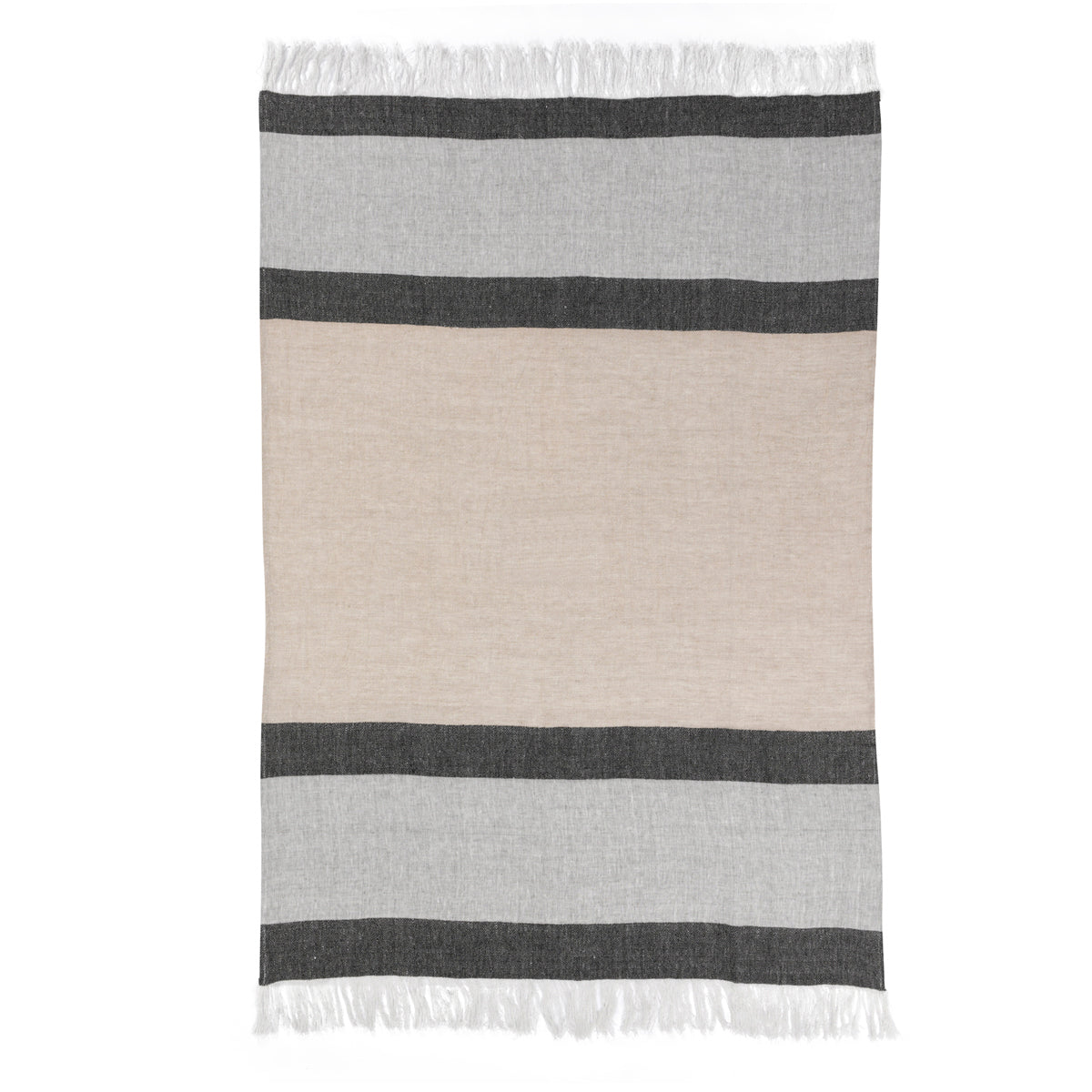 TC Talara Nat/Charcoal Throw - Chapin Furniture