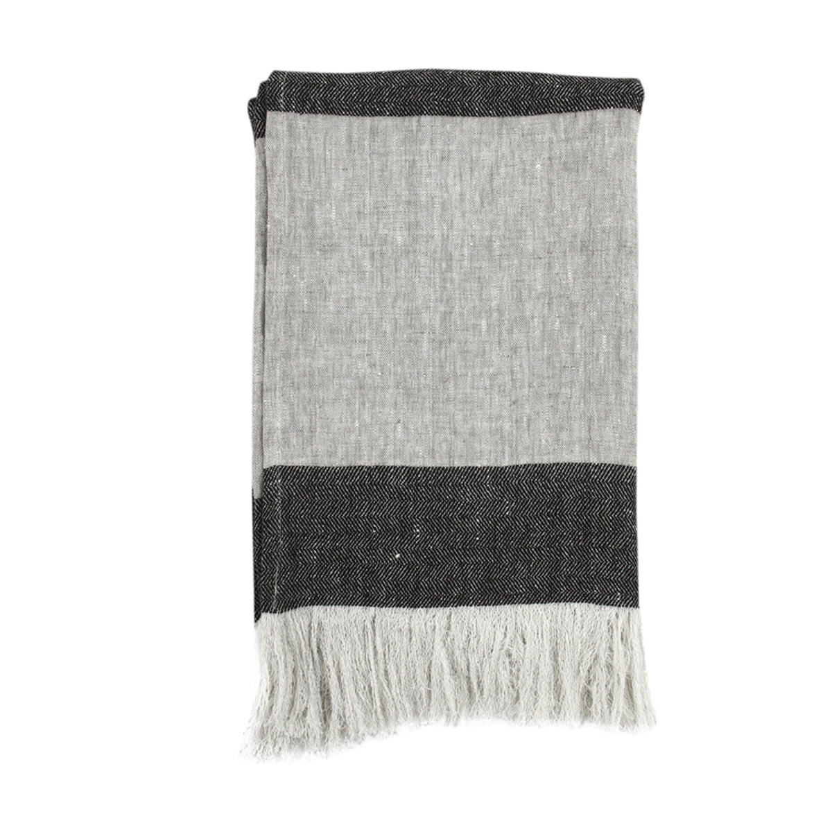 TC Talara Nat/Charcoal Throw - Chapin Furniture
