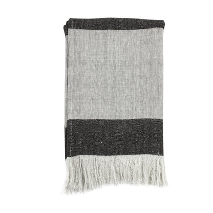 TC Talara Nat/Charcoal Throw - Chapin Furniture
